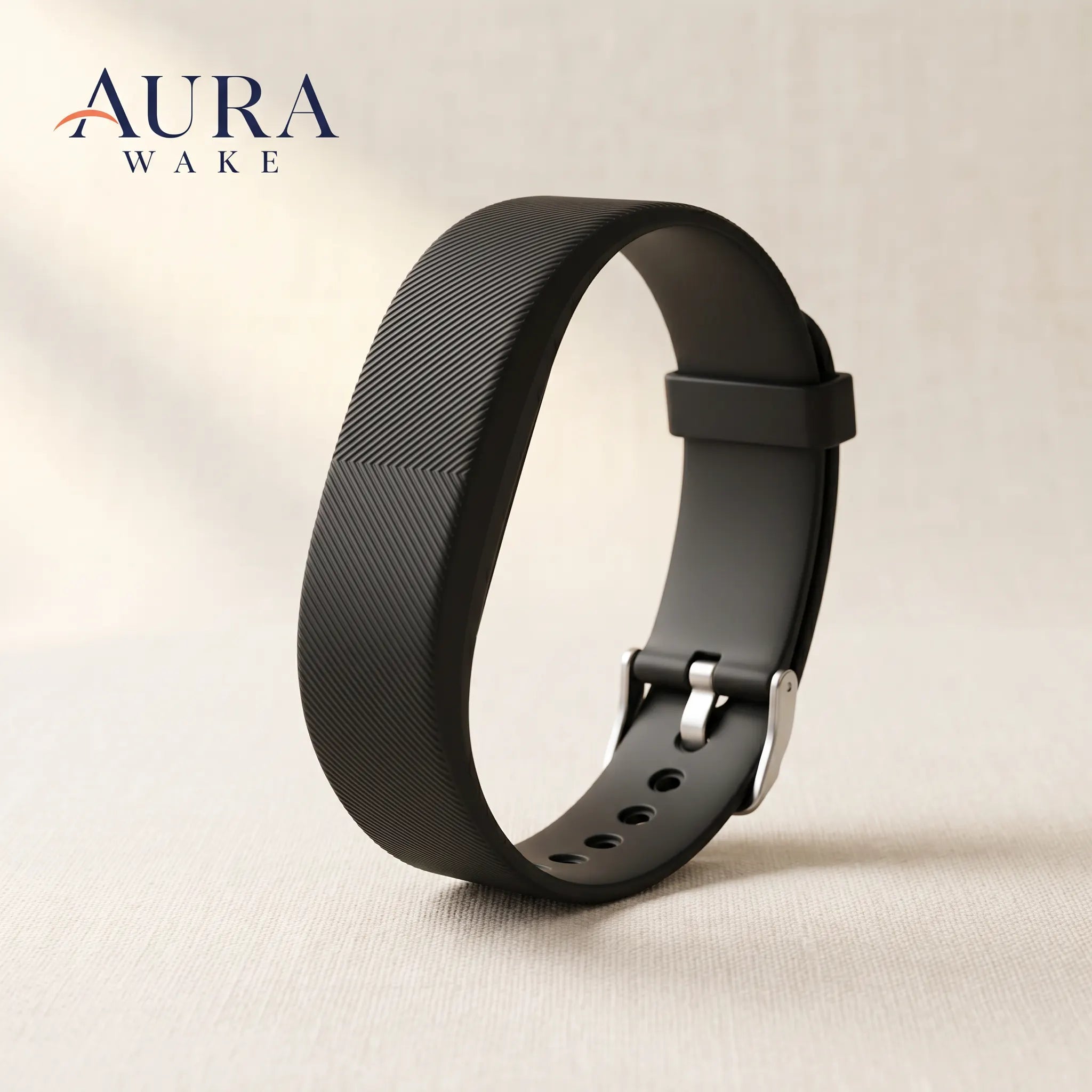 Aura Wake — Bracelet réveil vibrant silencieux