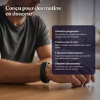 Aura Wake — Bracelet réveil vibrant silencieux