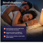 Aura Wake — Bracelet réveil vibrant silencieux