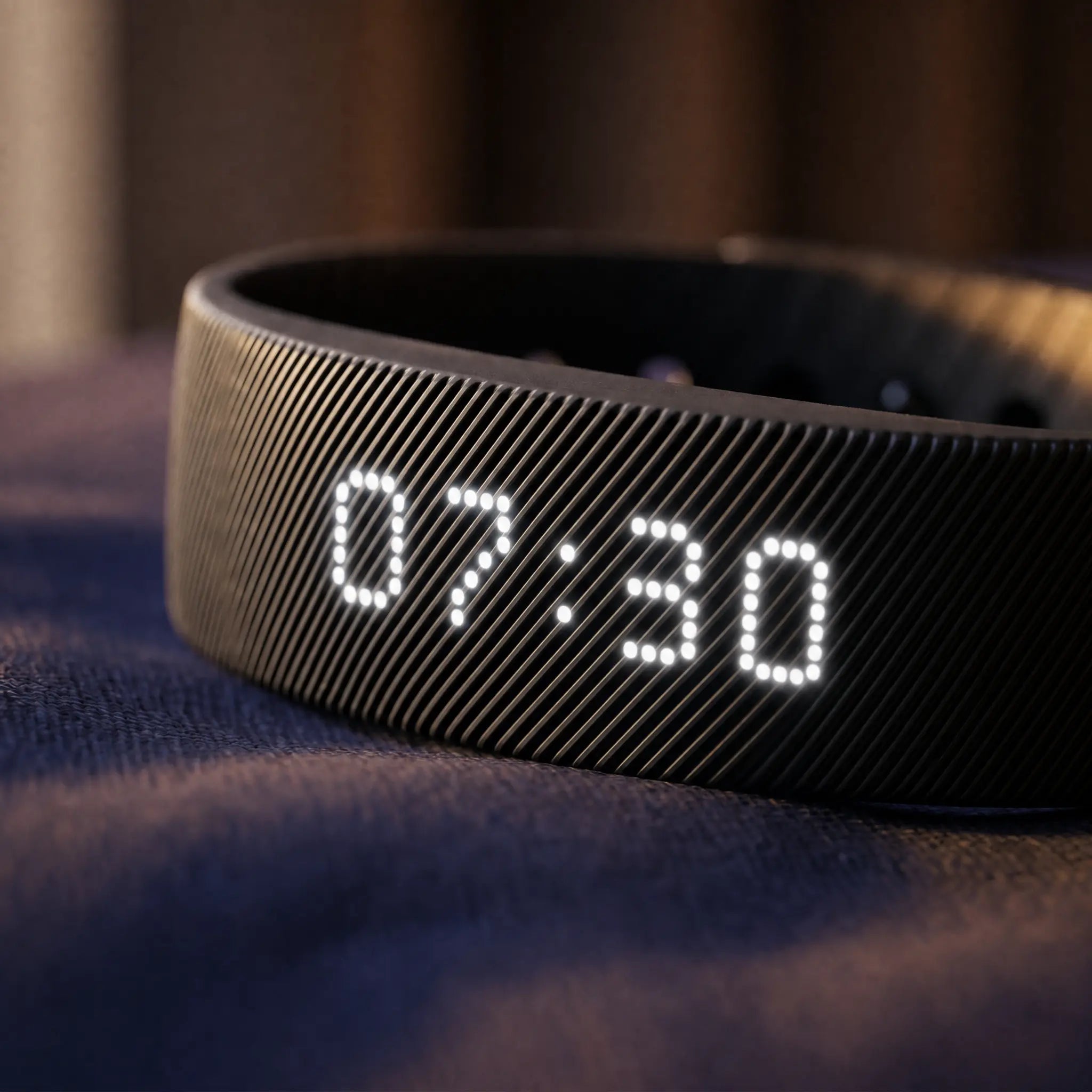 Aura Wake — Bracelet réveil vibrant silencieux